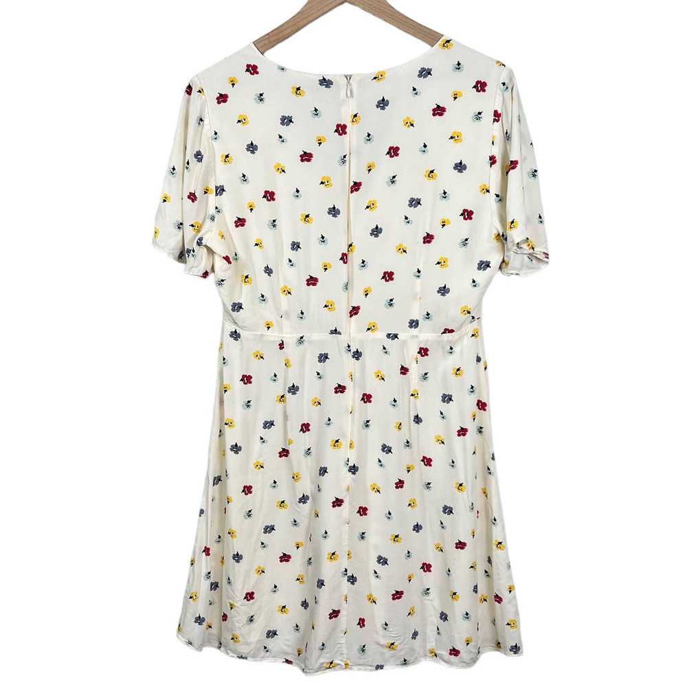 Madewell Orchard Flutter-Sleeve Dress in Confetti Floral Size 8 - Picture 7 of 9